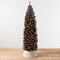 Best Choice Products Pre-Lit Pink Artificial Christmas Tree, Holiday Pencil Tree w/ Metal Stand